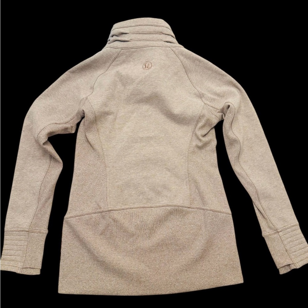 Lululemon Radiant Jacket II Heathered Spanish Oak NWT Womens 10 EXPIRED Sweater! - Picture 6 of 9